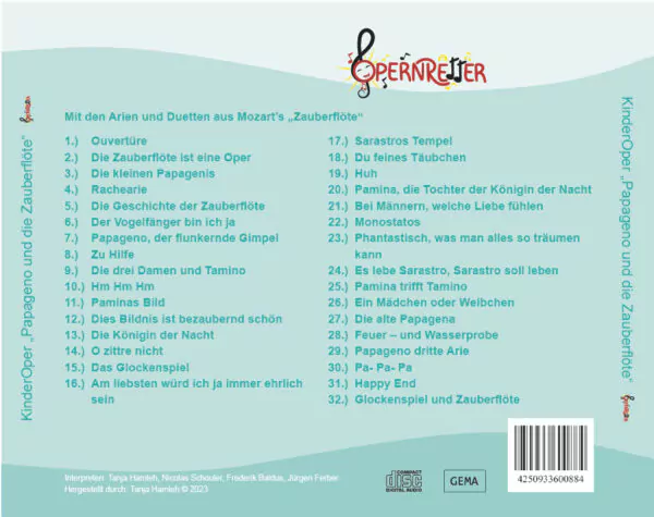 „Papageno und die Zauberflöte“ - CD – Bild 6